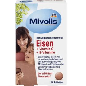 mivolis fer vitamine c et b vitamine 40 tablettes