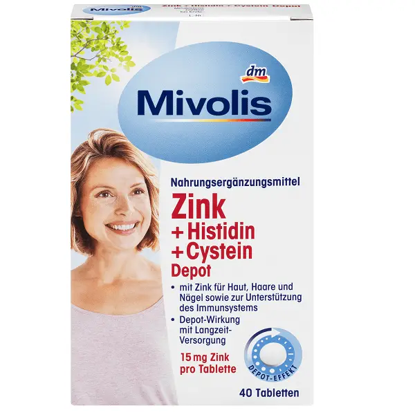 Zinc Histidine Cysteine Depot 40 comprimes 19g