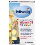 Vitamine D3 pour enfants, comprimés à croquer 60 pièces, 51 g