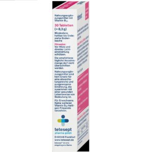 Vitamine B12 dépôt 500µg, 30 comprimés, Tetesept – Image 4