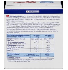 Citrate de magnésium, granulés 20 sachets, 120 g – Image 4