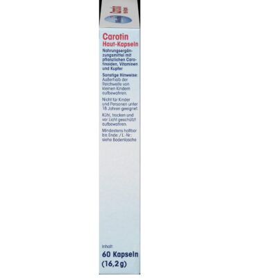 Capsules cutanées de carotène 60 pièces, 16,2 g – Image 5