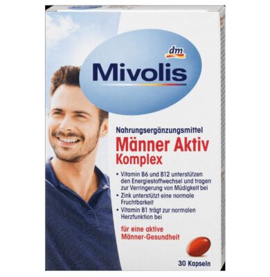 مركب أكتيف كومبلكس للرجال، كبسولات، 30 قطعة، 26 جم