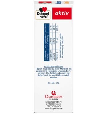 Comprimés de magnésium + calcium + vitamine D3 40 pièces, 79,2 g – Image 4