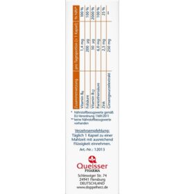 Ginseng + B Vitamines + Zinc, 30 Capsules, Doppelherz – Image 2