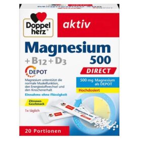Magnesium 500 avec b12 et d3 de doppelherz