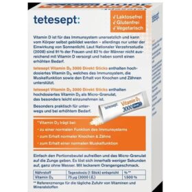 Fiche produit de vitamine d3 3000 tetesept