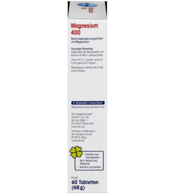 Magnésium 400 comprimés 60 pièces, 48 ​​​​g – Image 4