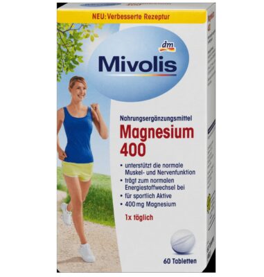 Magnésium 400 comprimés 60 pièces, 48 ​​​​g