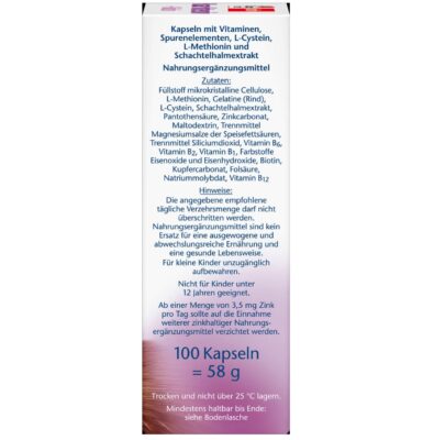 Capsules capillaires intensives + biotine 100 pièces, 58 g – Image 3