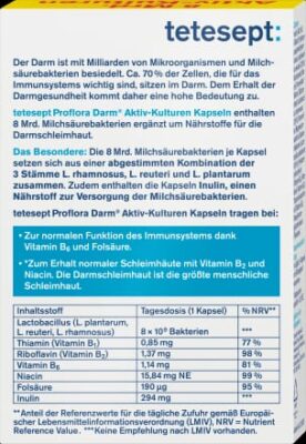 Proflora capsules de cultures actives intestinales 24 pièces, 12,8 g – Image 2