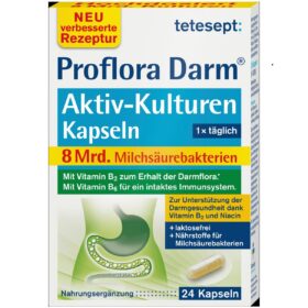 Proflora capsules de cultures actives intestinales 24 pièces, 12,8 g