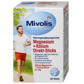 Magnésium + Potassium, 30 Sticks Directs, Mivolis
