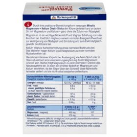 Magnésium + Potassium, 30 Sticks Directs, Mivolis – Image 2