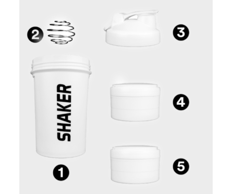Shaker 500ml + 2 compartiments – Image 4