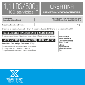 Créatine Monohydrate, 300g, HxNutrition – Image 2
