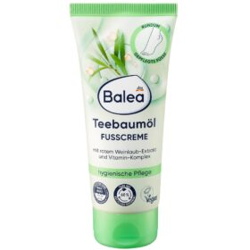 Crème pour les pieds à l'huile d'arbre à thé, 100 ml, Balea