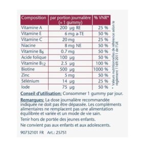 Peau + Ongles + Cheveux – 60 Gummies à Macher, Doppelherz – Image 3