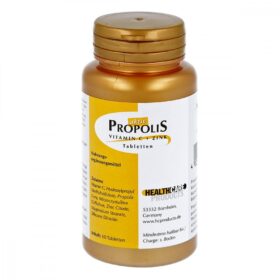 Propolis Vitamine C + Zinc, 60 Comprimés , Health Care