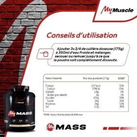 My Mass Pro 3,4 kg - Vanille Toffee Fudge, My Muscle – Image 3