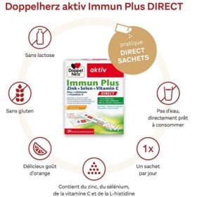 Immun Plus DIRECT, 20 Sachets, Doppelherz – Image 2