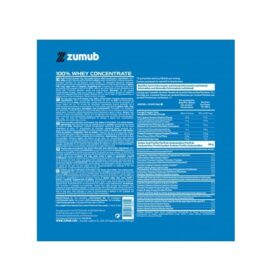 Whey Concentrée 100%, 1Kg, Chocolat & Vanille, Zumub – Image 2