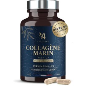 Collagène Marin + Acide Hyaluronique, 90 Gélules, Apyforme