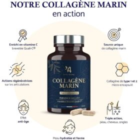 Collagène Marin + Acide Hyaluronique, 90 Gélules, Apyforme – Image 2
