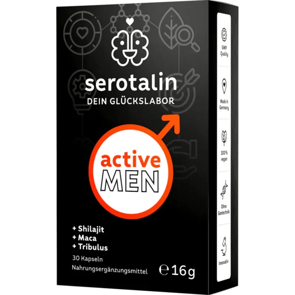 Serotalin Active Men - Shilajit, Maca, Tribulus - 30 Capsules