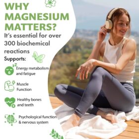 Taurate de Magnésium 625mg, 180 Capsules, Source of Nature – Image 2