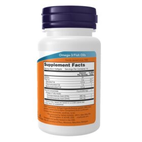Oméga 3, Huile de Poisson 1000 mg, 100 gélules, Now Foods – Image 2