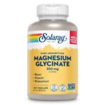 Magnesium Glycinate 350mg, 120 Gélules, Solaray