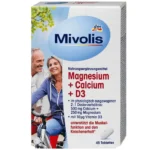 Magnésium + Calcium + D3, 45 Comprimés, Mivolis