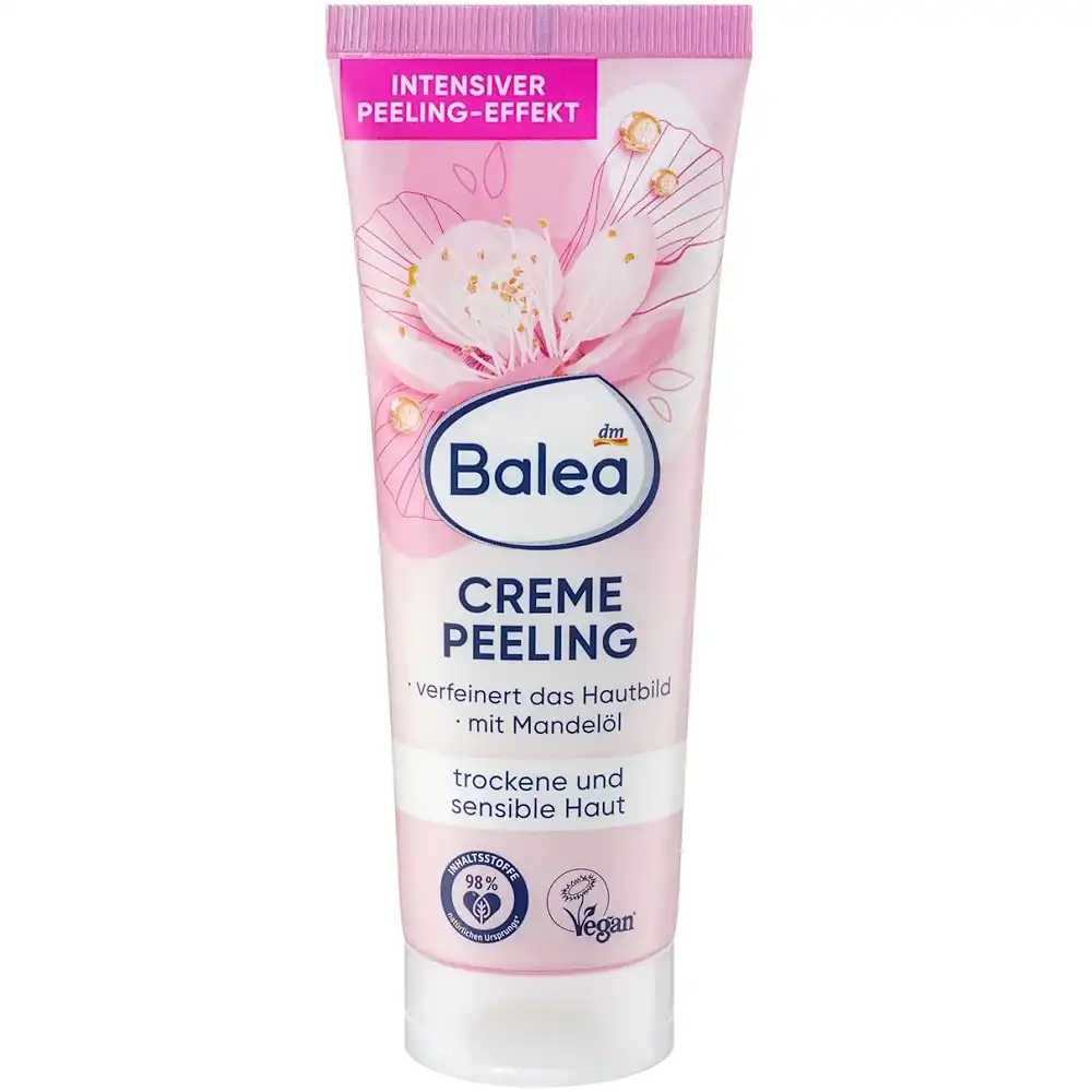 Balea-creme-peeling-4066447492545 Balea Crème Exfoliante, 75ml – Image 1