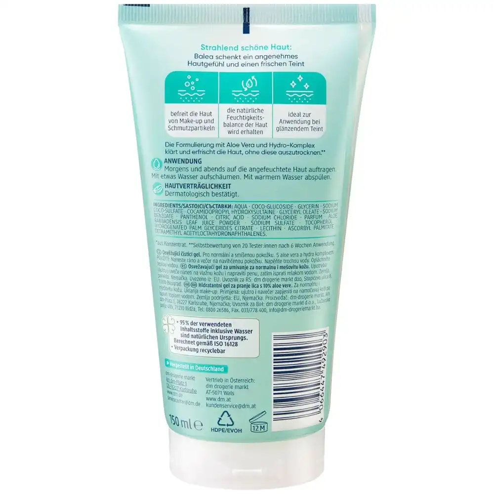 Gel-lavant-rafraîchissant-Balea Balea Nettoyant visage rafraîchissant, 150 ml – Image 3